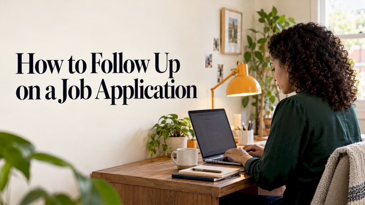How to Follow Up on a Job Application (With Templates)