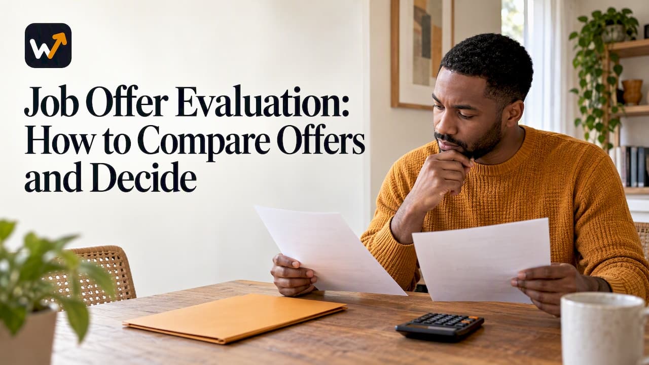 Job Offer Evaluation: How to Compare Offers and Decide