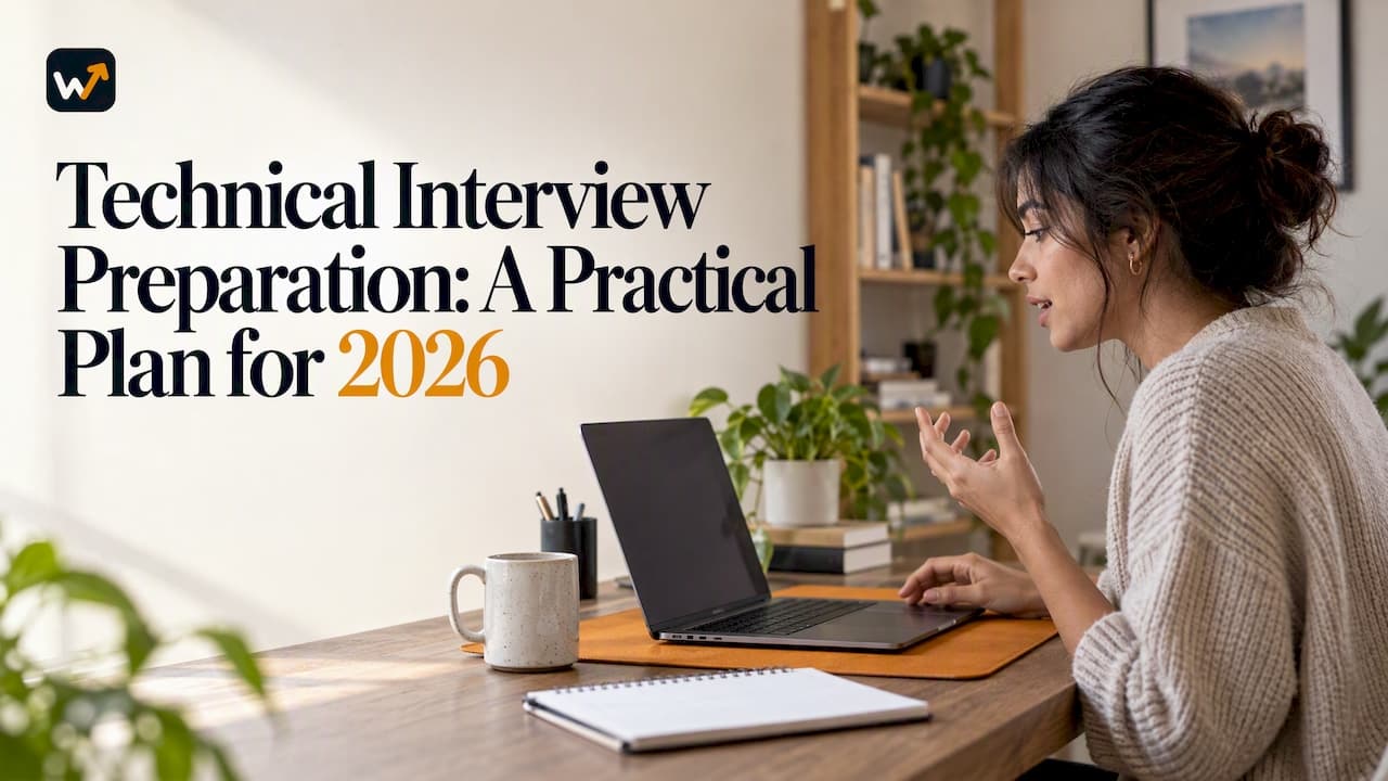 Technical Interview Preparation: A Practical Plan for 2026