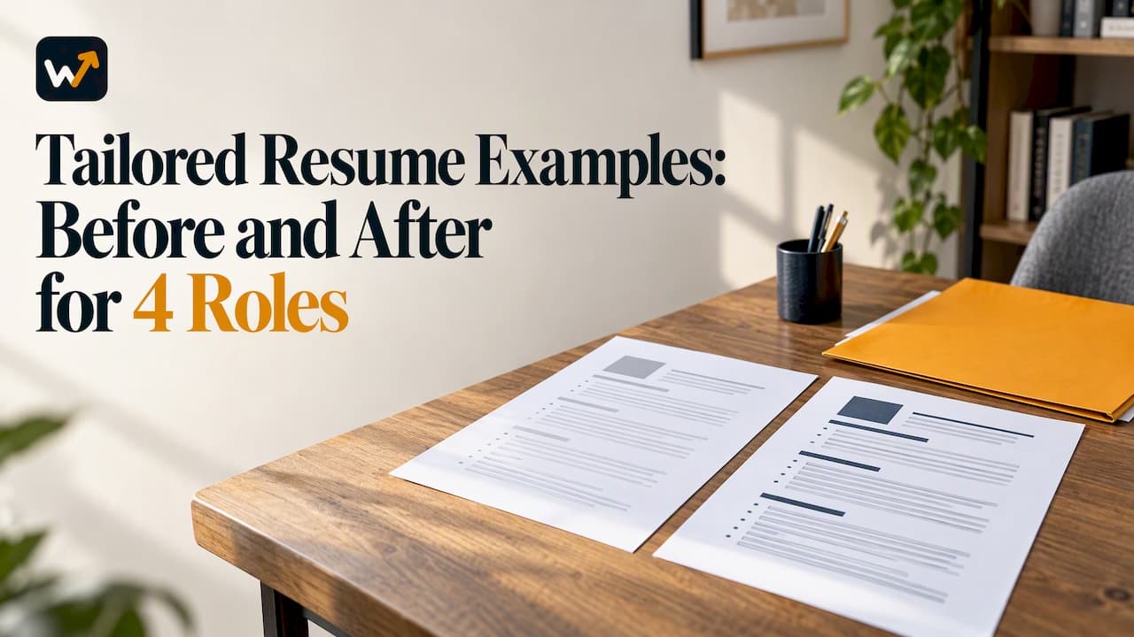 Tailored Resume Examples: Before and After for 4 Roles